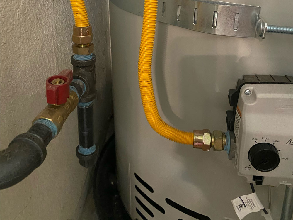 gas drip leg, Upgrade to Double Safety Gas Connectors for Enhanced Protection