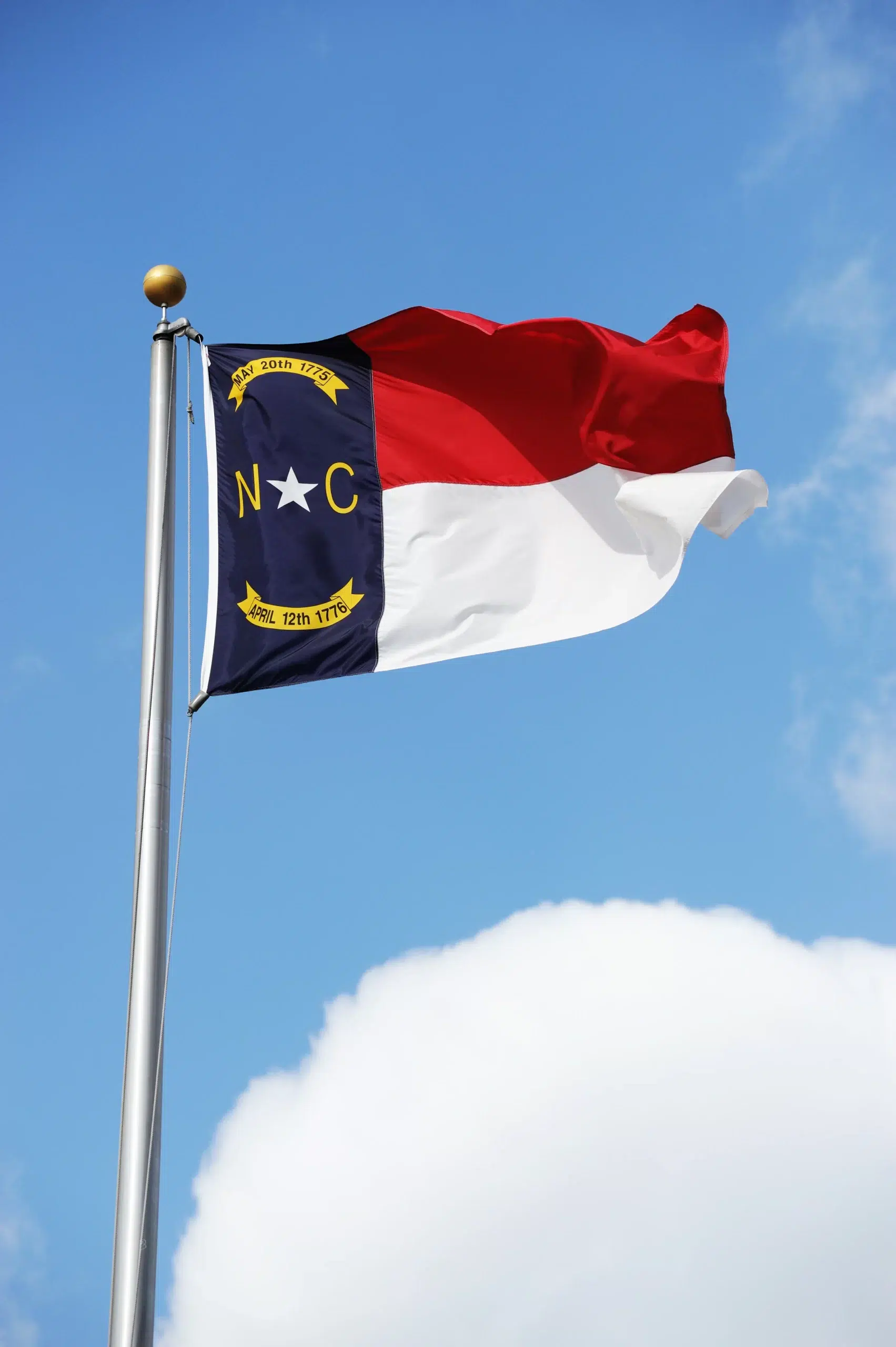 north carolina flag in pineville nc